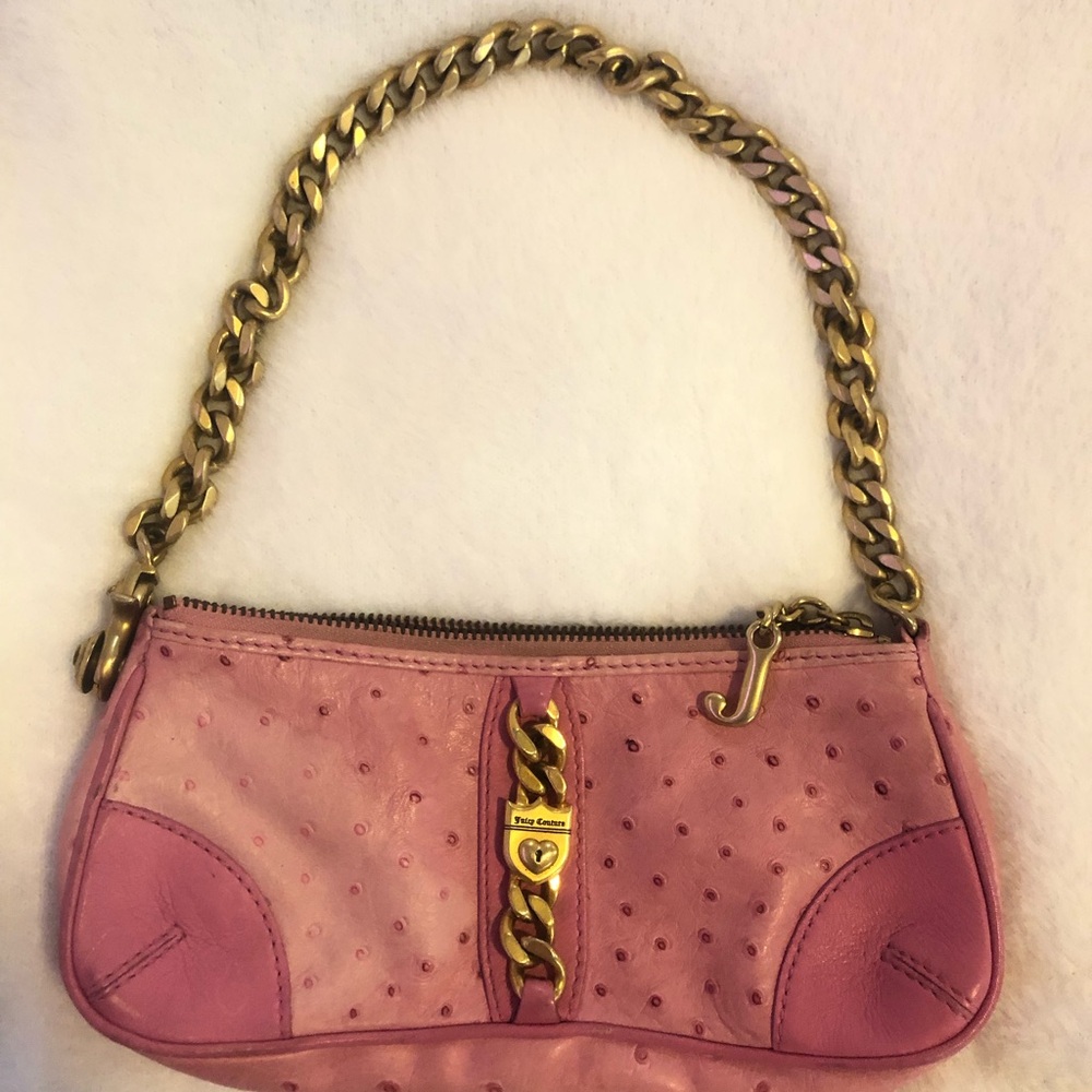 Juicy couture vintage pink baguette bag